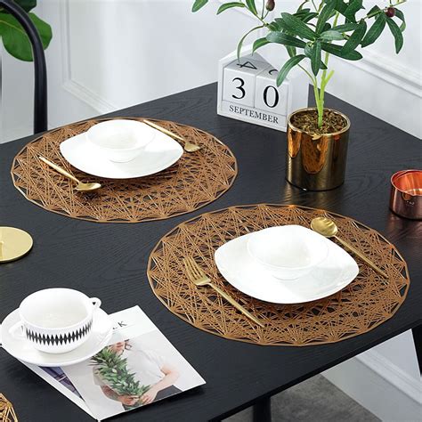 round placemats vinyl|vinyl placemats for round table.